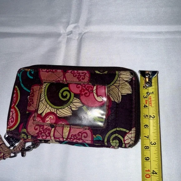 Vera Bradley Y2K Vintage Wristlet Brown Florate Wristlet - Picture 11 of 11